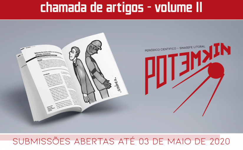 Potemkin abre chamada para artigos científicos e resenhas vol. 2